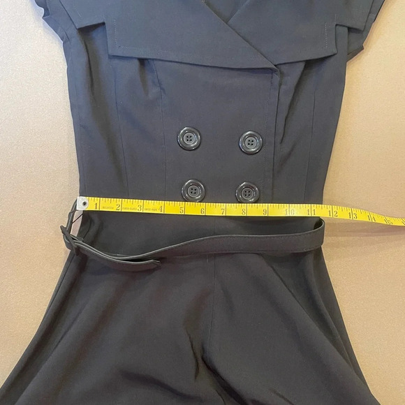 Tatyana Black Retro Style Midi Dress Size XS - Picture 10 of 11